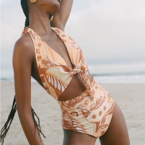 NWT Mara Hoffman Maddy One-Piece Swimsuit - Size XS - Picture 1 of 4